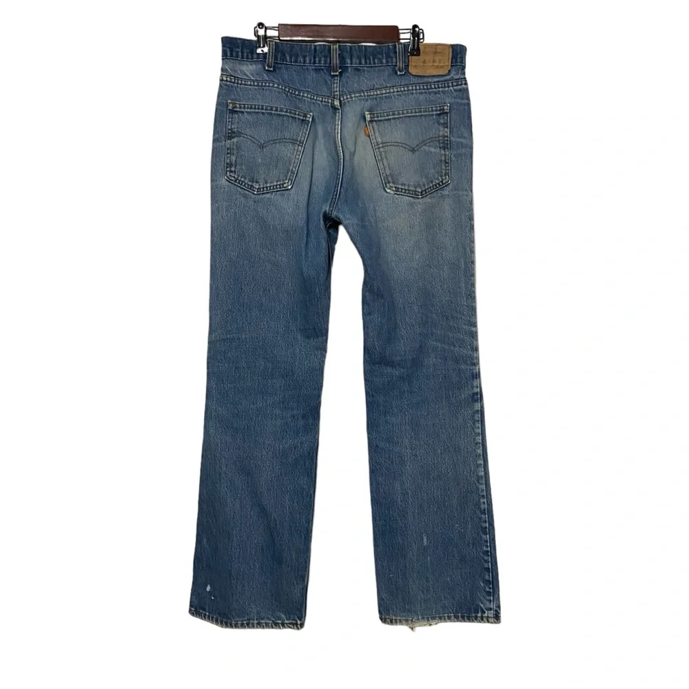 Vintage Orange Tab Levi’s 517 Jeans Men’s Size 38W Blue Jeans